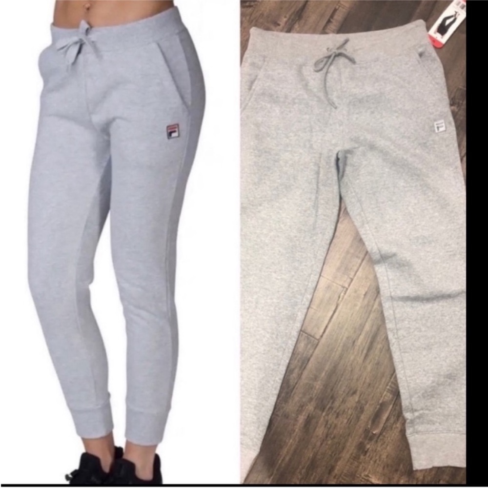 Fila Women's Light Gray Jogger Pants